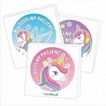 LearnHow Stickers Brave Patient - Unirozce 60mm 60pcs