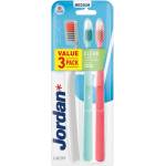 Jordan Clean Smile Комплект четки за зъби, Medium, 3 броя, асортимент