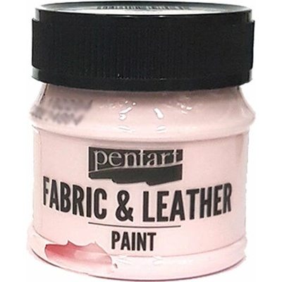 Farba na kožu a textil PENTART 50 ml ružová