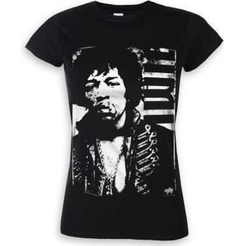 HYBRIS тениска метална дамски Jimi Hendrix - Разстроен - HYBRIS - RD-5-JH003-H16-8-BK