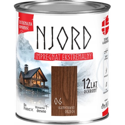 Extrémní impregnace NJORD Skandinávský ořech 0,75 l