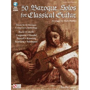 50 Baroque Solos for Classical Guitar | MARK PHILLIPS (ISBN: 9781575607405)