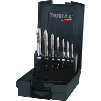 RUKO A245057ETX Terrax sada strojních závitníků M3-M12 s lamačem (223043) HSSCo 7ks