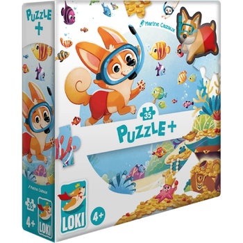 Loki Детски пъзел Loki от 35 части - Локи се гмурка с шнорхел (51923-IE)