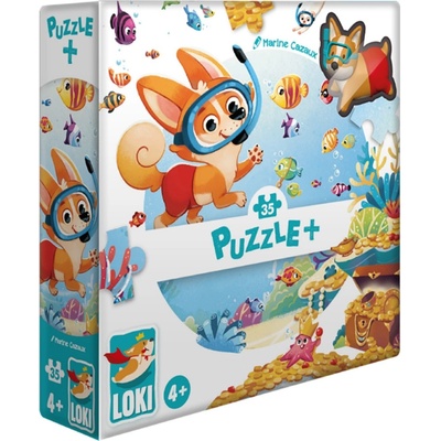 Loki Детски пъзел Loki от 35 части - Локи се гмурка с шнорхел (51923-IE)