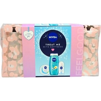 Nivea подаръчен комплект, Дамски, Несесер, 3 продукта, Treat me