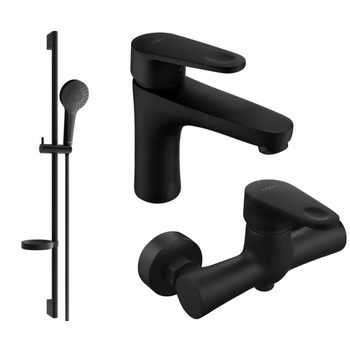 Mexen Kama DS05 комплект за душ, черен - 72504DS05-70 (72504DS05-70)