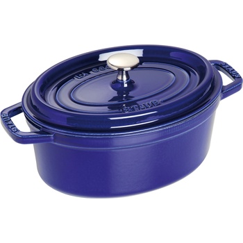 Staub Съд за готвене La Cocotte овален чугунен 2, 35 л син (40510-268-0)