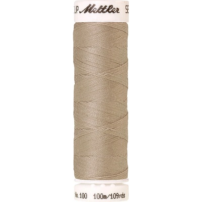 Nitě SERALON 100m na univerzální šití, polyester AMANN Mettler - více barev 6677: 0372 zelenošedá