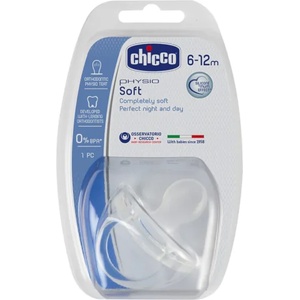 Chicco Силиконова залъгалка Chicco - Physio Soft, 6-16 m (N0308)