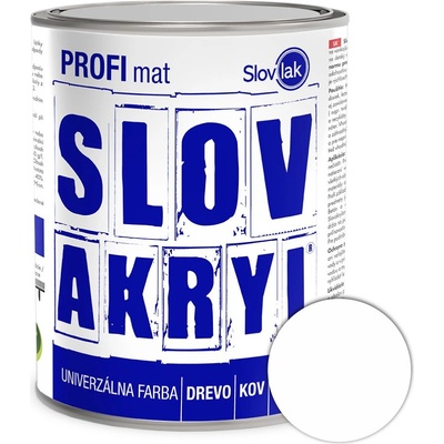 Slovakryl Profi Mat 0,75 kg biela