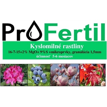 ProFertil Kyslomilné rastliny 16-7-15+4MgO 5-6M 10kg