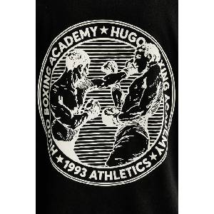 HUGO Памучна тениска Dwresto (50542366)