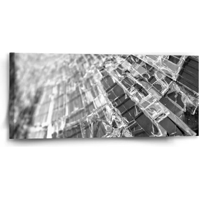 Sablio Obraz Rozbité sklo - 110x50 cm