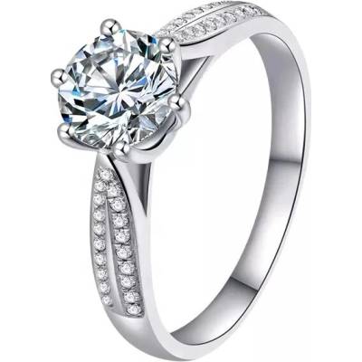 Royal Fashion HA XJZ007 SILVER MOISSANITE ZIRCON