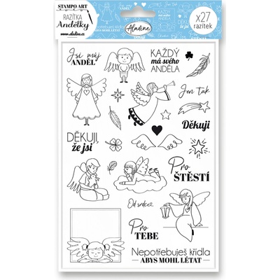 Aladine Razítka Stampo Art Andělky – Zboží Mobilmania