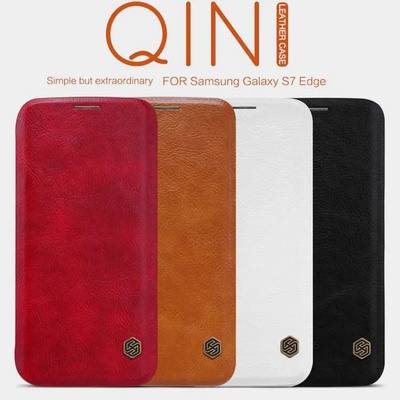 Samsung Galaxy S7 edge G935 Nillkin Кожен Калъф и Протектор