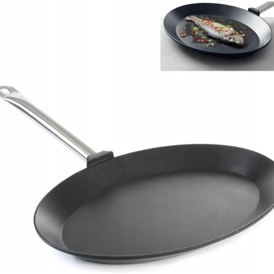Hendi Pánev na ryby oválná Titanium Professional 400 x 275 x 35 mm