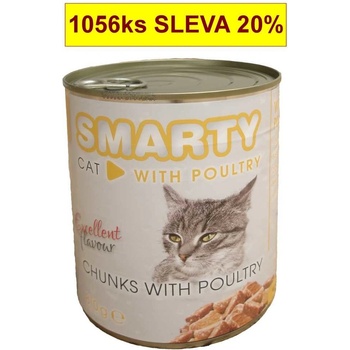 Juko petfood SMARTY chunks CAT POULTRY drůběží 810 g
