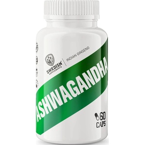 Swedish Supplements Ashwagandha Extract, 400 mg, 60 капсули, Swedish Supplements