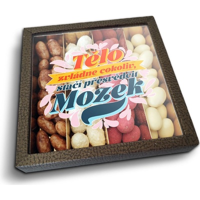 Sablio Mandle v čokoládě Tělo zvládne cokoliv stačí přesvědčit mozek 4x 80 g