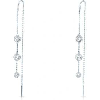 SAVICKI Обеци Eterniàle, сребро, цирконии