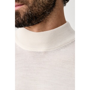 HUGO BOSS пуловер с ниско поло мъжки от вълна H-Bjarno (50570642) - answear - 332,30 лв