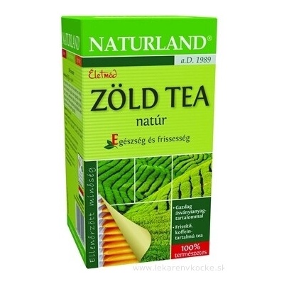 Naturland ZELENÝ ČAJ 20 x 1,5 g