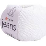 YARNART Jeans 01 White Плетива прежда (Jeans 01)