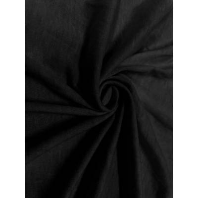 urbanzo.cz Jersey prostěradlo Black 160x200