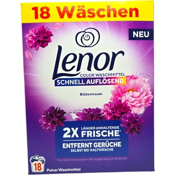 Lenor прах за пране, 18 пранета, 900гр, Amethyst, Цветно пране