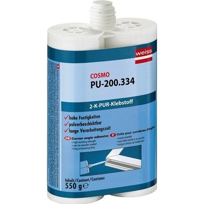 Weiss Chemie Lepidlo Cosmo 2-K-PUR 550 g grafitovo sivá PU-200.334