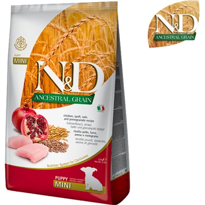 N&D Ancestral Grain Puppy Mini Chicken & Pomegranate 2,5 kg