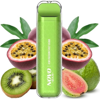 Smok Novo Bar Kiwi Passion Fruit Guava 20 mg 600 poťahov 1 ks