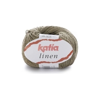 LINEN Katia Farby LINEN: 12 khaki