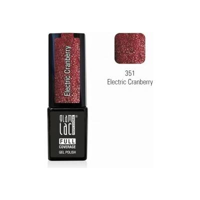 GlamLac Gel lak červený 351 Electric Cranberry 6 ml