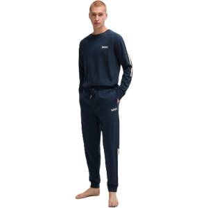 HUGO BOSS Суичър Boss Mens Iconic Pull Over Hoodie - Dark Blue