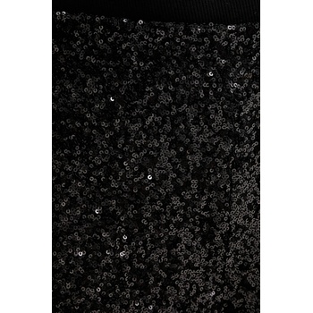 Answear. LAB Панталон Answear. LAB в черно с широка каройка, с висока талия (91210)