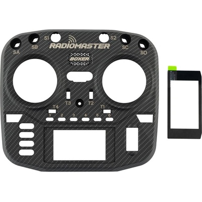 Boxer Carbon Fiber Faceplate Radiomaster kryt vysílačky