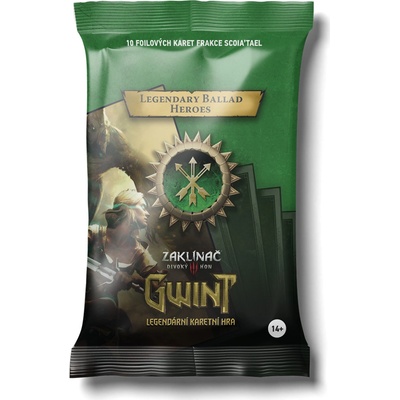 xzone Gwint Ballads Legendary Foil Cards Scoia'Tael 10 karet – Zboží Dáma