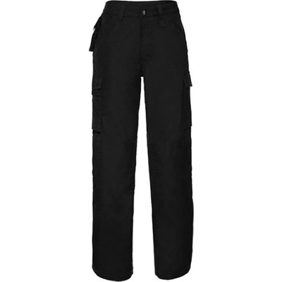 Russell Unisex pracovný cargo nohavice R 015M 0 Black