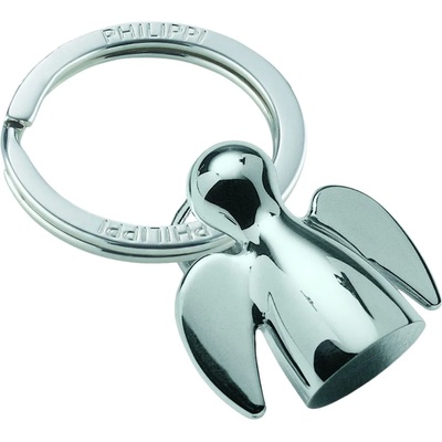 Philippi Ключодържател ANGELO 5 cm, сребърен, Philippi (PHP193210)