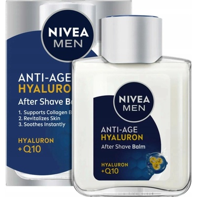 Nivea Men Hyaluron balzám po holení s anti-age účinkem After Shave Balsam 100 ml – Zboží Dáma