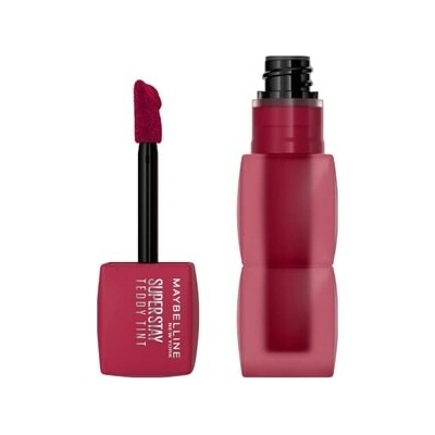 Maybelline Super Stay Teddy Tint rtěnka tmavě červená 5 ml