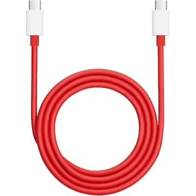 OnePlus WarpCharge DL149 USB-C to USB Cable 65W - USB-C към USB-C кабел за устройства с USB-C порт (100 см) (червен) (DL149)