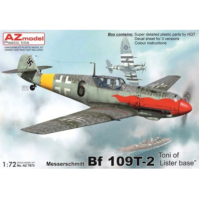 AZmodel Messerschmitt Bf 109 T 2 „Toni of Lister Base“ 1:72