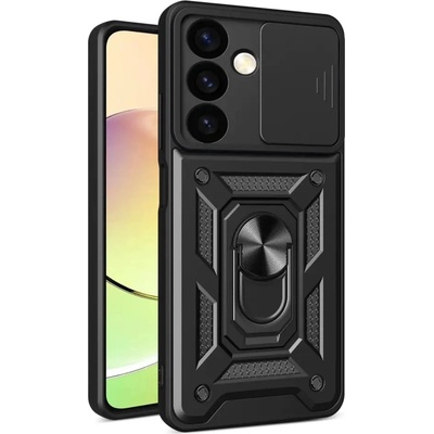 HQWear Кейс с протектор за камера HQWear Hybrid Armor Camshield за Xiaomi POCO C65 / Redmi 13C, черен (9145576285121)