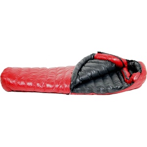 Western Mountaineering Пухен спален чувал Western mountaineering AlpinLite Down sleeping bag - Cranberry / Black - размер 200 cm (513-0782-0116) Спален чувал