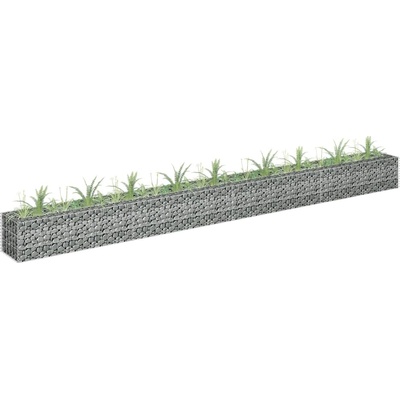 zahrada-XL Gabionový vyvýšený záhon pozinkovaná ocel 360 x 30 x 30 cm