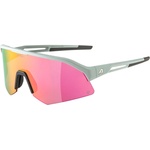 Alpina Очила за колоездене Alpina Sonic HR Q Mirror Cat. 2 Cycling glasses - Smoke / Grey Matt / Q Pink / Pink Mirror - размер One Size (205-3726-0211)